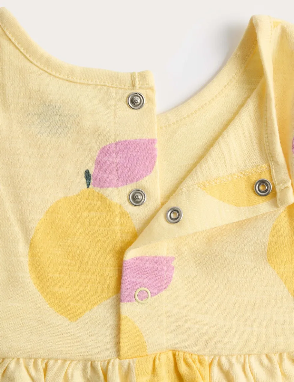 Pure Cotton Lemon Print Romper (0-3 Yrs)