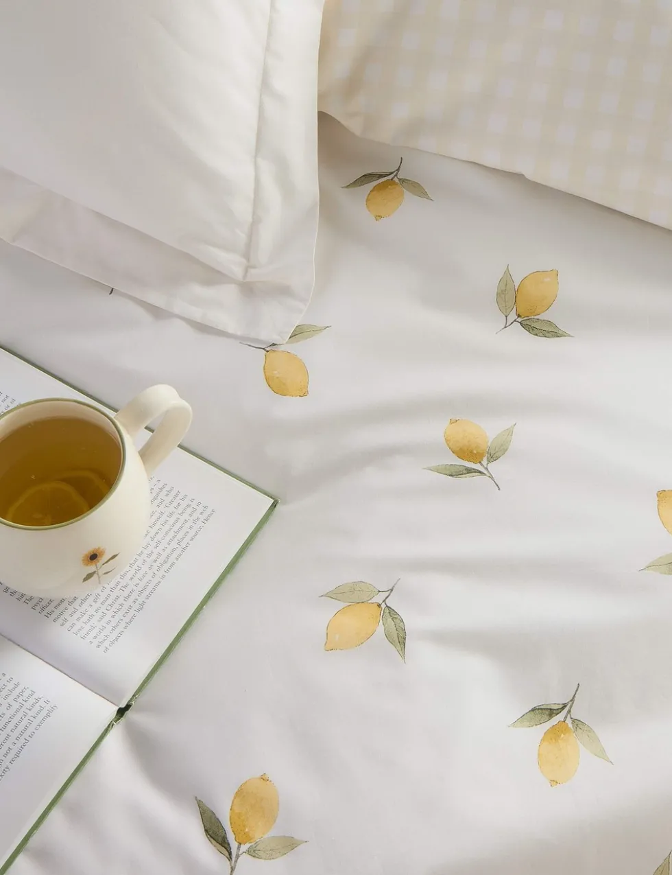 Pure Cotton Lemons Bedding Set
