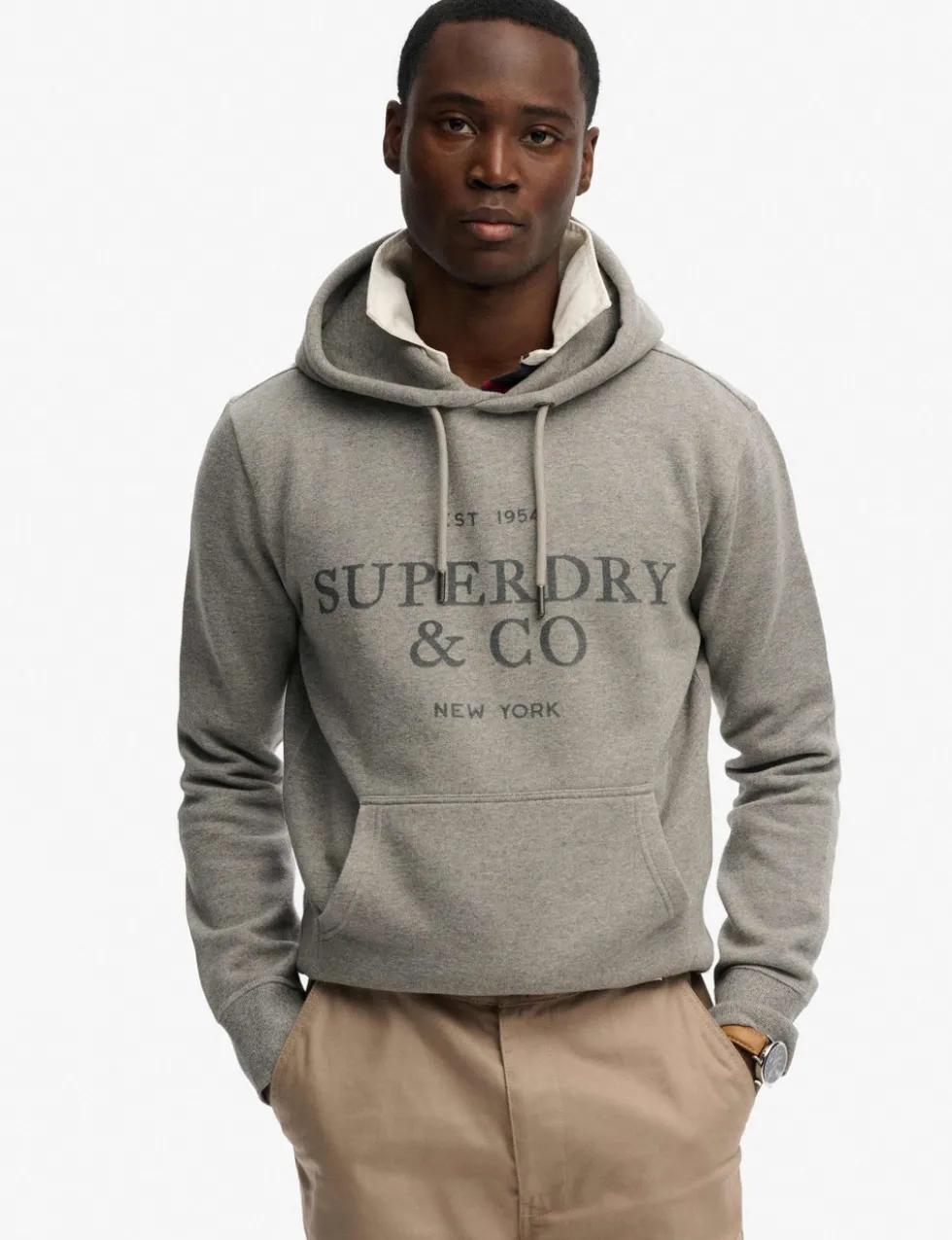 Pure Cotton Logo Drawstring Hoodie