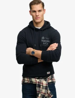Pure Cotton Logo Drawstring Hoodie