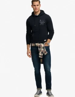 Pure Cotton Logo Drawstring Hoodie