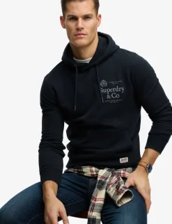 Pure Cotton Logo Drawstring Hoodie