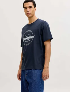 Pure Cotton Logo Graphic Print T-Shirt