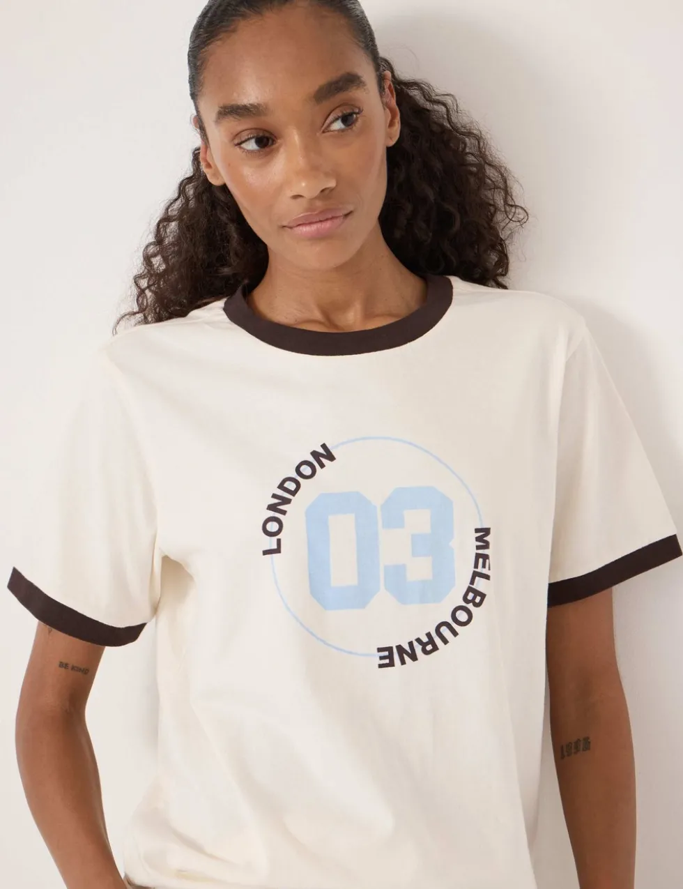 Pure Cotton London to Melbourne Graphic T-Shirt