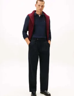 Pure Cotton Long Sleeve Polo Shirt