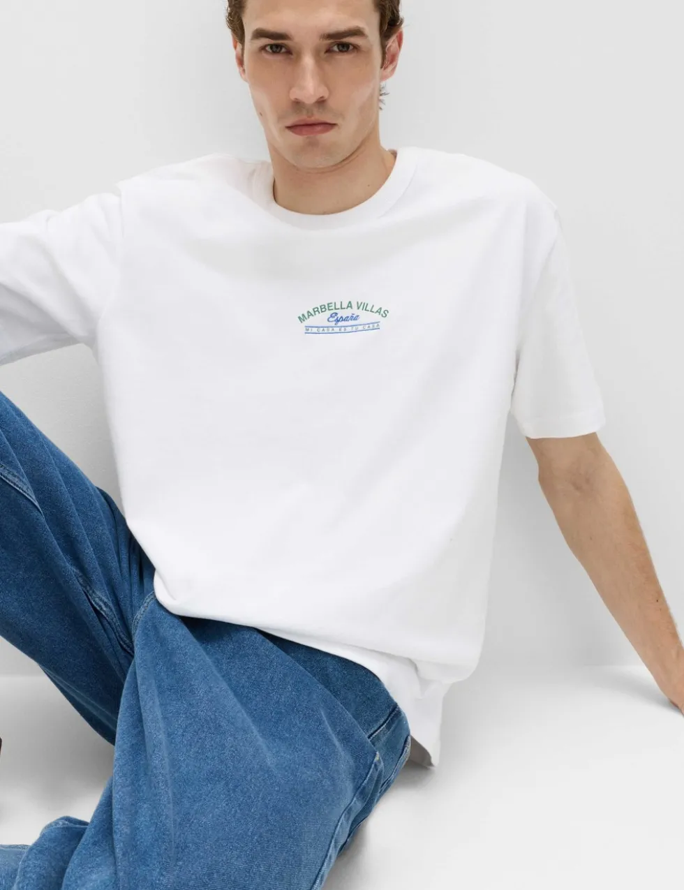 Pure Cotton Marbella Villas Graphic T-Shirt
