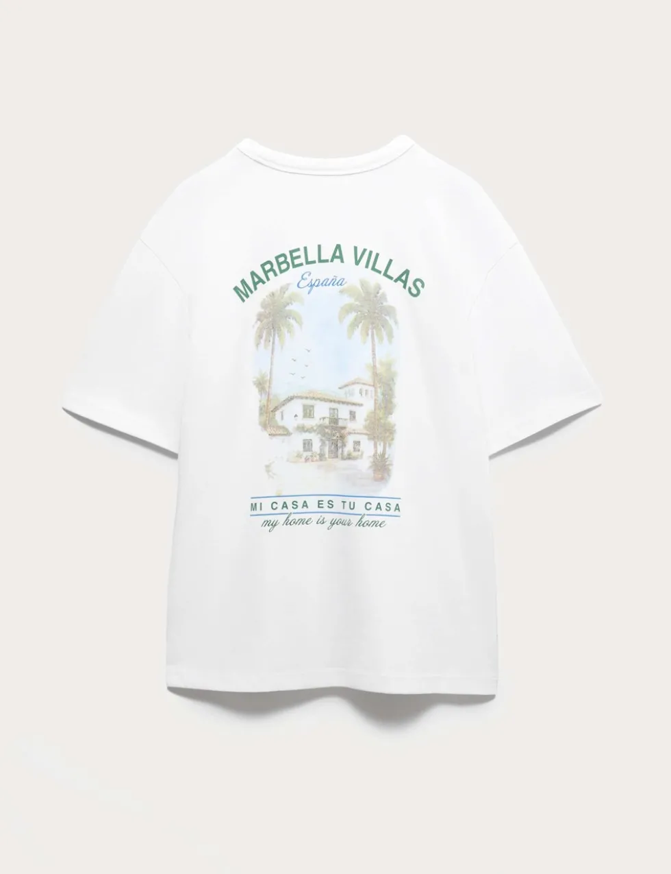Pure Cotton Marbella Villas Graphic T-Shirt