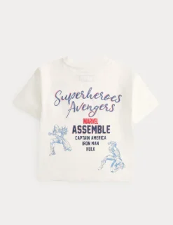 Pure Cotton Marvelâ„¢ Avengersâ„¢ T-shirt (2-8 Yrs)
