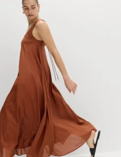 Pure Cotton Maxi Volume Beach Dress