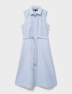 Pure Cotton Midi Shirt Dress