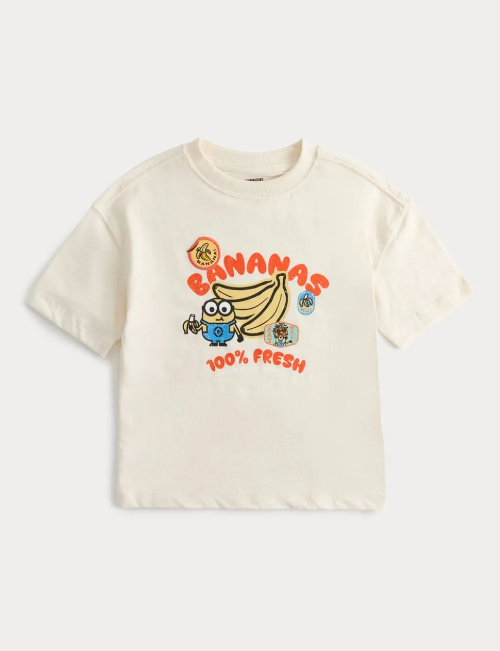 Pure Cotton Minions™ Banana Graphic T-Shirt (2-8 Yrs)