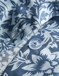Pure Cotton Mirrored Floral Bedding Set