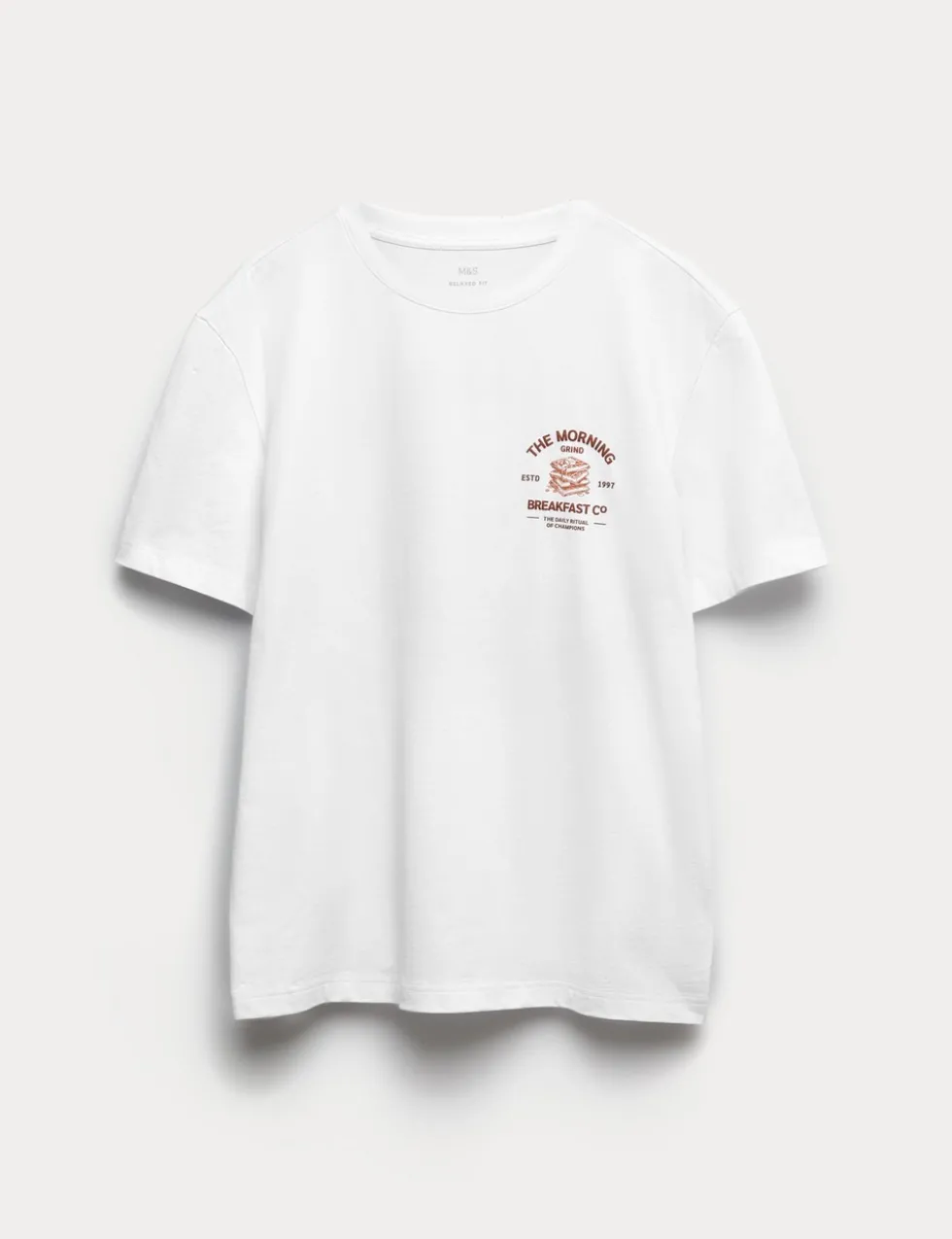 Pure Cotton Morning Grind Graphic T-Shirt
