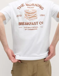 Pure Cotton Morning Grind Graphic T-Shirt