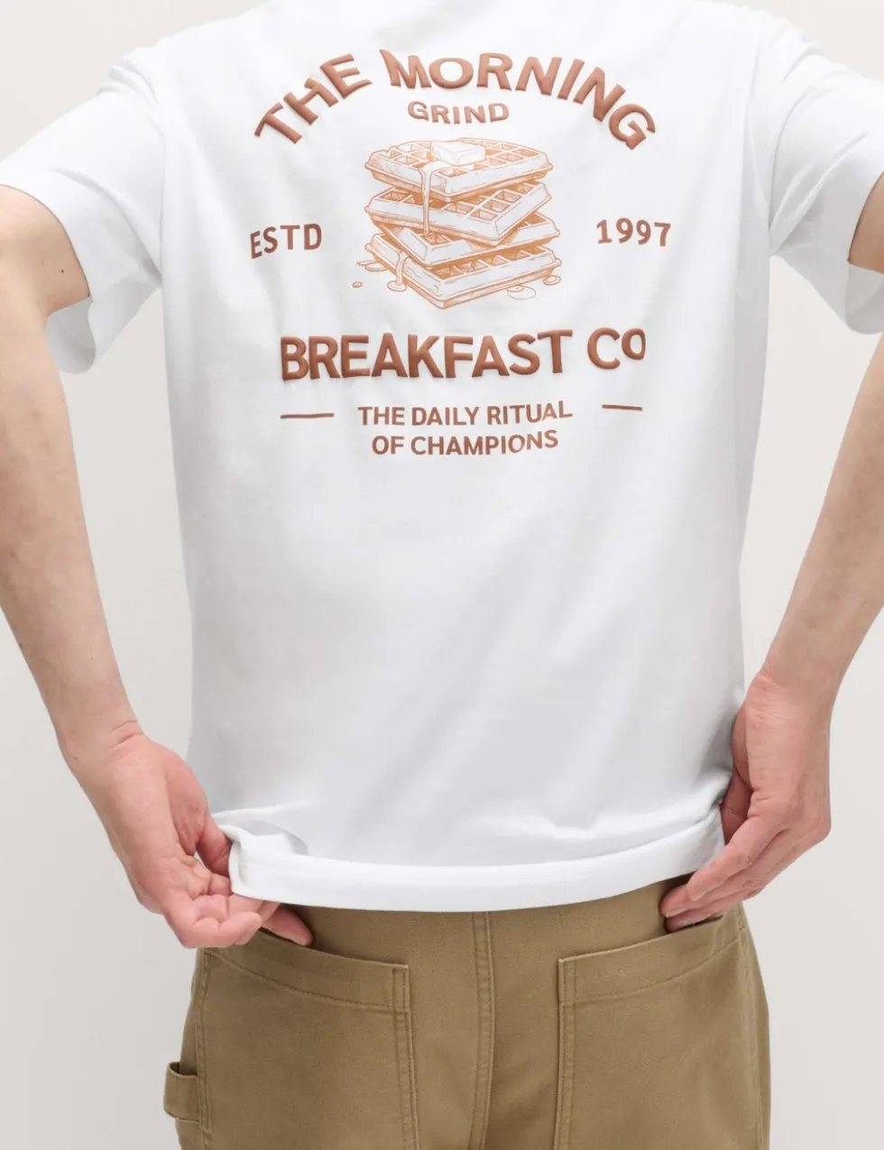 Pure Cotton Morning Grind Graphic T-Shirt