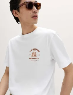 Pure Cotton Morning Grind Graphic T-Shirt