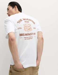 Pure Cotton Morning Grind Graphic T-Shirt