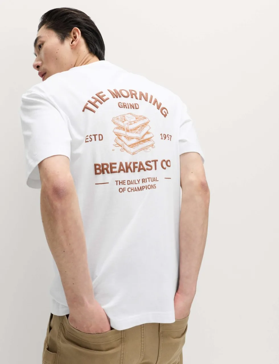 Pure Cotton Morning Grind Graphic T-Shirt