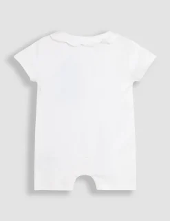 Pure Cotton Mouse Embroidered Sleepsuit (0-12 Mths)