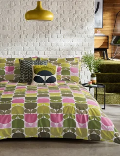 Pure Cotton Multi Block Stem Bedding Set