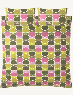 Pure Cotton Multi Block Stem Bedding Set