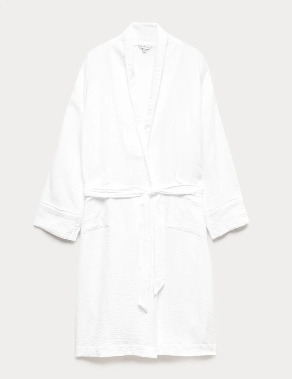 Pure Cotton Muslin Dressing Gown