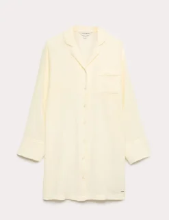 Pure Cotton Muslin Nightshirt