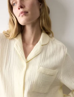 Pure Cotton Muslin Nightshirt