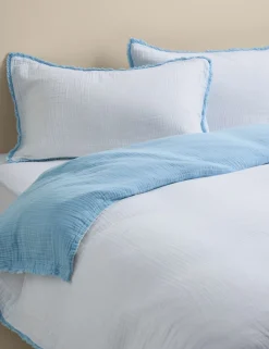 Pure Cotton Muslin Reversible Bedding Set