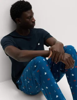 Pure Cotton Nautical Print Pyjama Set