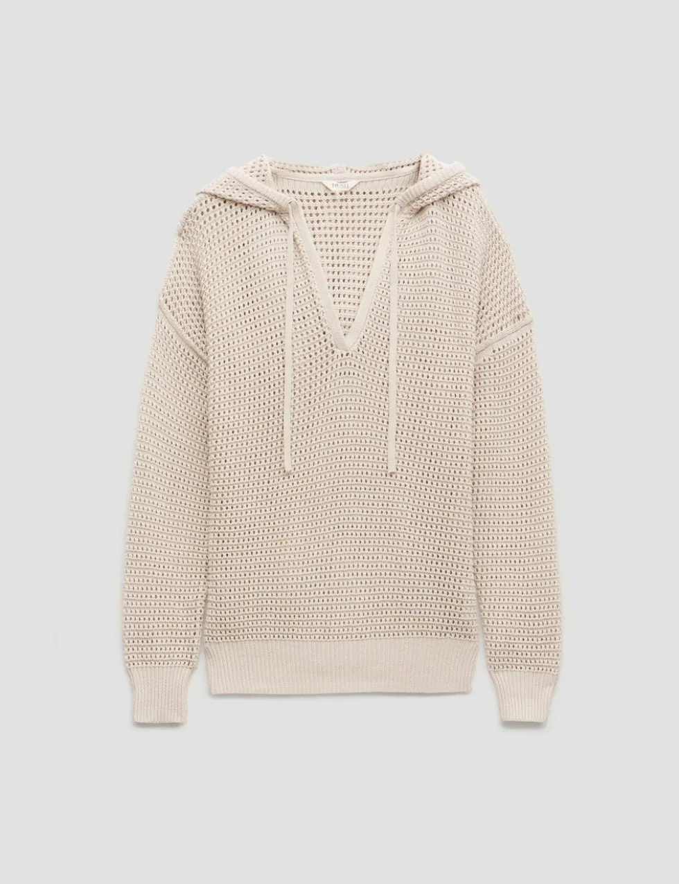 Pure Cotton Openstitch V-Neck Hoodie