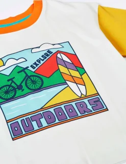 Pure Cotton Outdoors Graphic T-Shirt (1-12 Yrs)