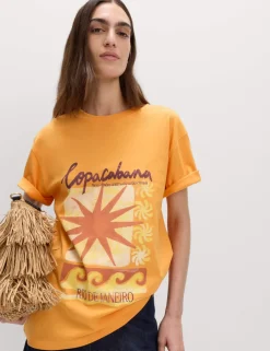 Pure Cotton Oversized Graphic T-Shirt