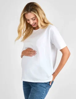 Pure Cotton Oversized Maternity T-Shirt