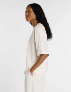 Pure Cotton Oversized Script Graphic T-Shirt