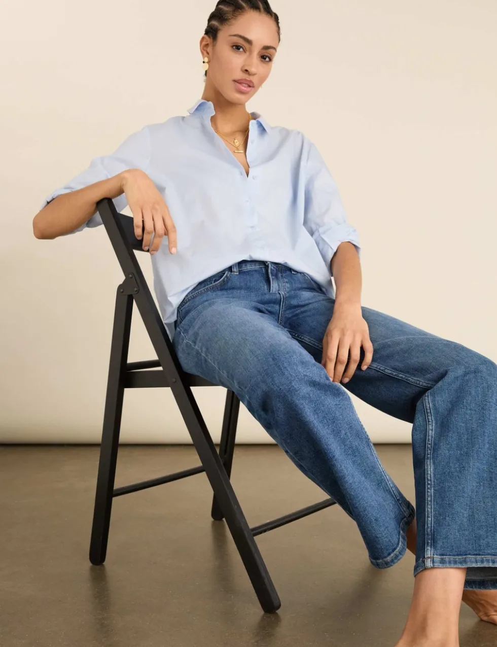 Pure Cotton Oversized Shirt