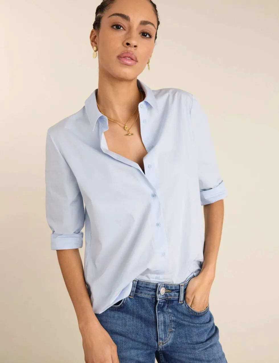 Pure Cotton Oversized Shirt