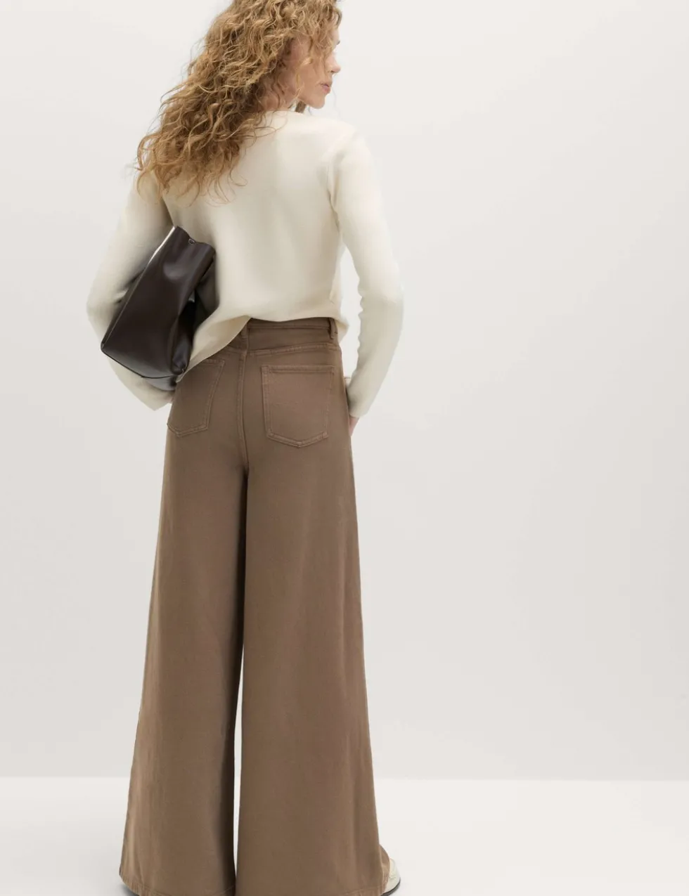 Pure Cotton Palazzo Trousers