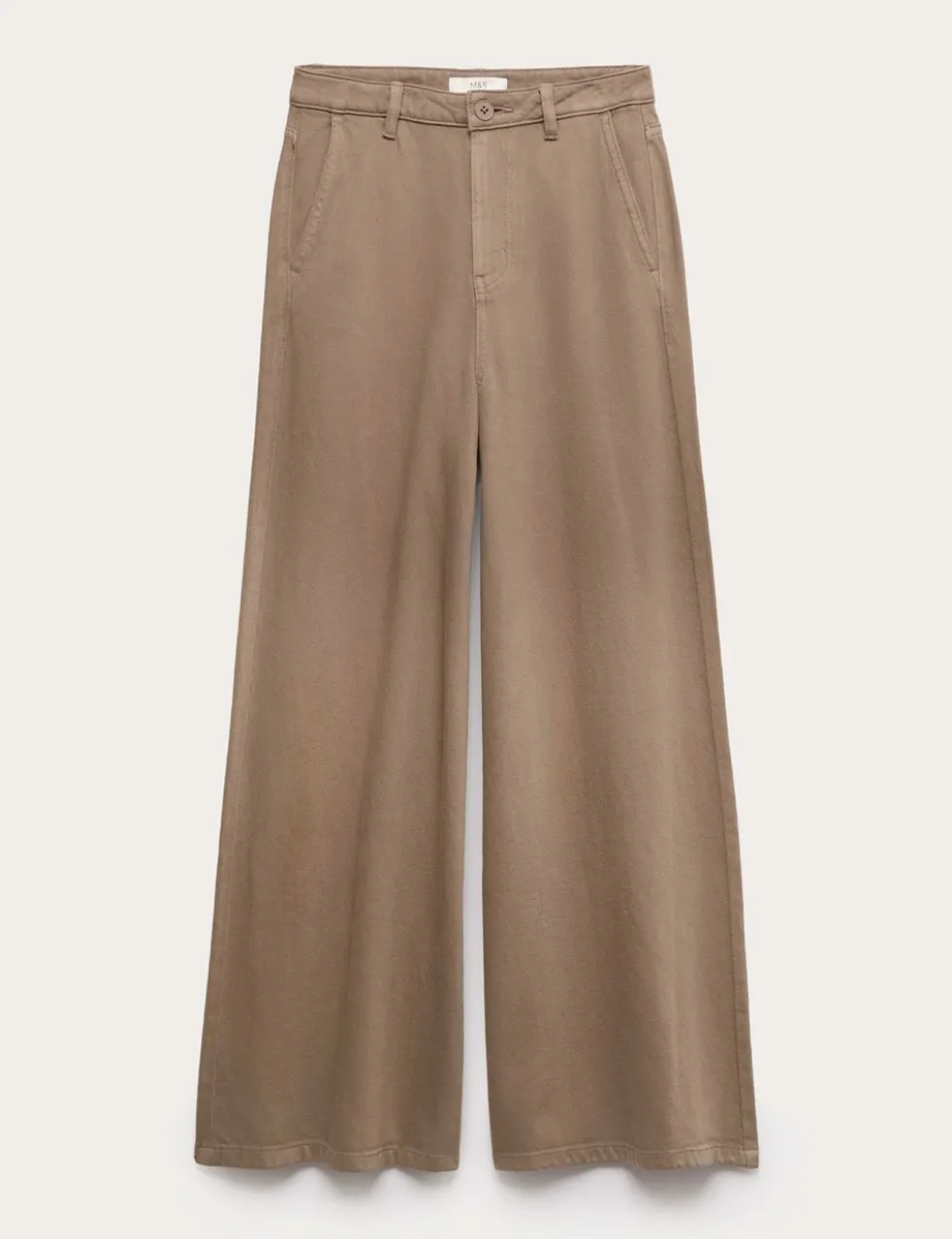 Pure Cotton Palazzo Trousers