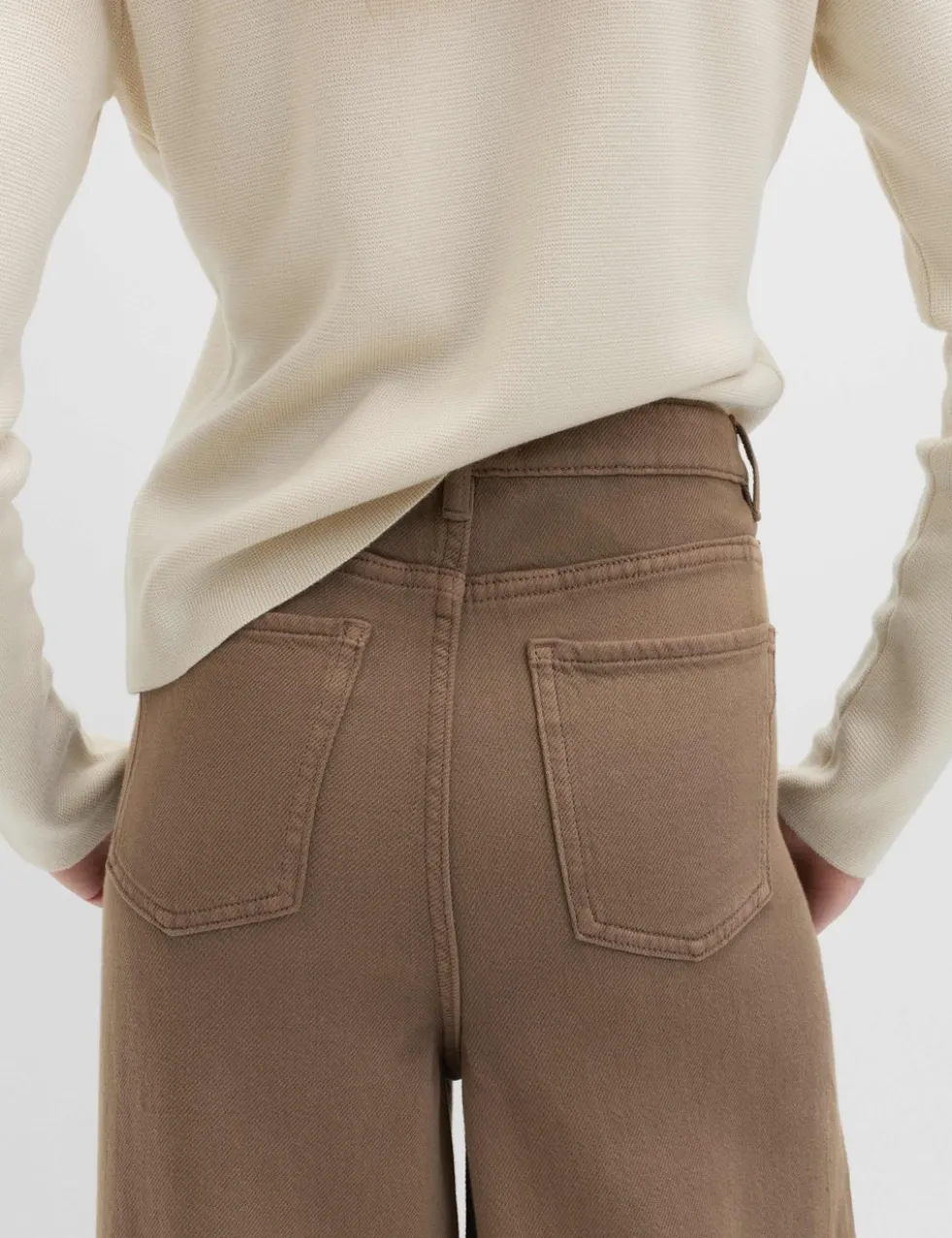 Pure Cotton Palazzo Trousers