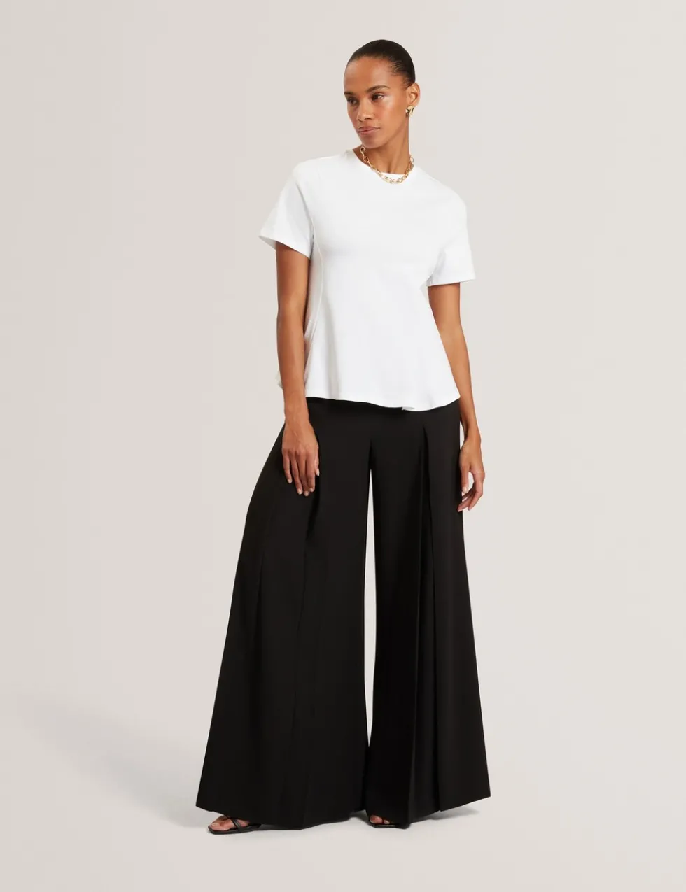 Pure Cotton Panel Detail Top