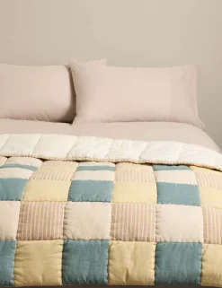Pure Cotton Patchwork Bedspread