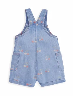 Pure Cotton Patterned Dungarees (0-3 Years)