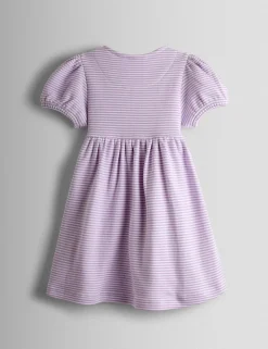 Pure Cotton Patterned Round Neck Dress
