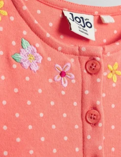 Pure Cotton Patterned Round Neck Dress