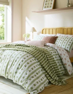 Pure Cotton Pensham Striped Bedding Set