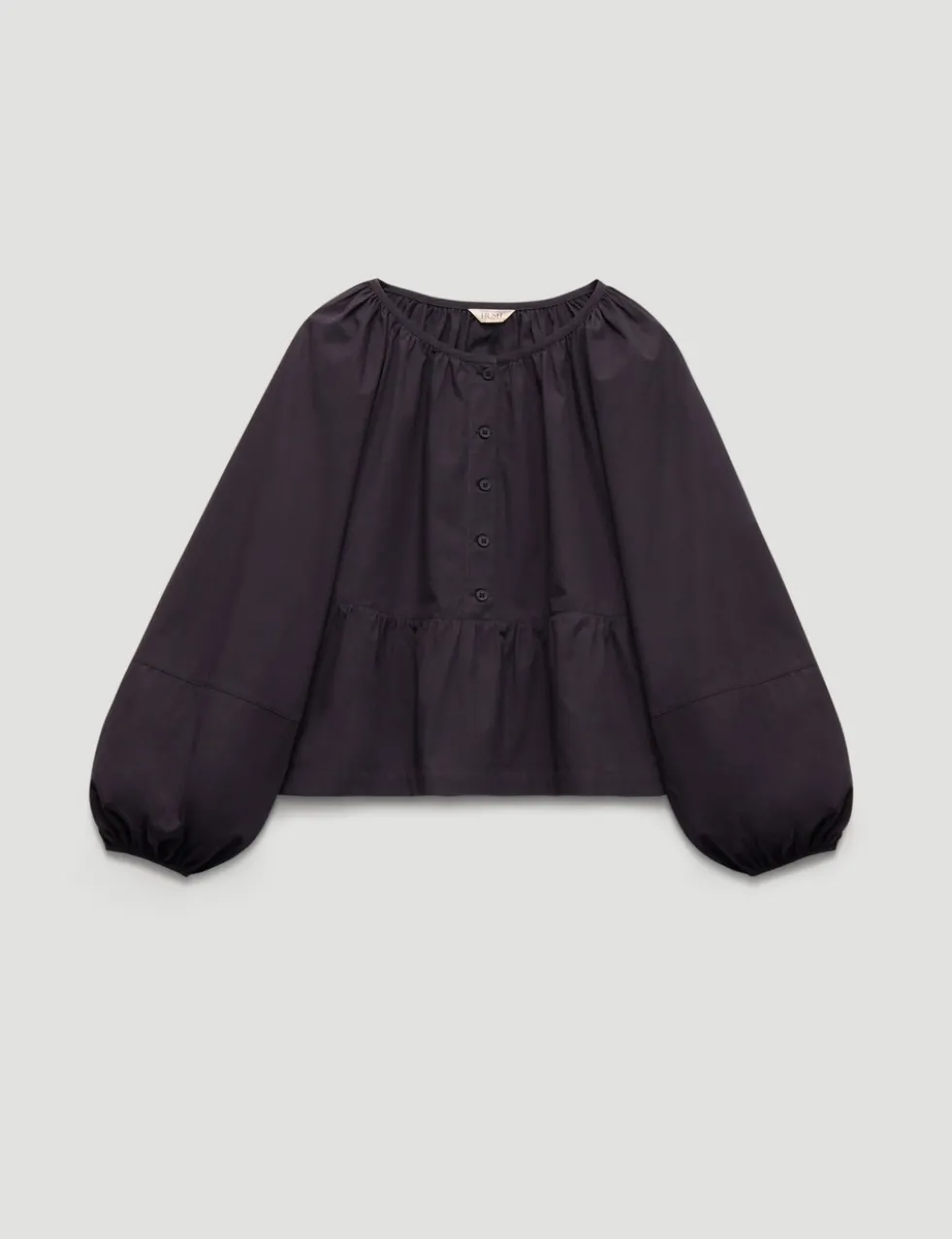 Pure Cotton Peplum Blouse