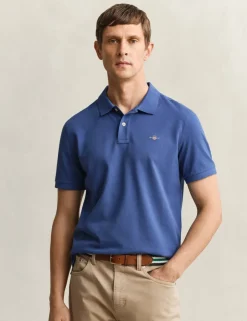 Pure Cotton Piqué Polo Shirt