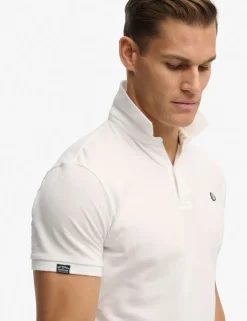 Pure Cotton Pique Logo Patch Polo Shirt