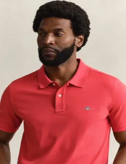 Pure Cotton Pique Polo Shirt